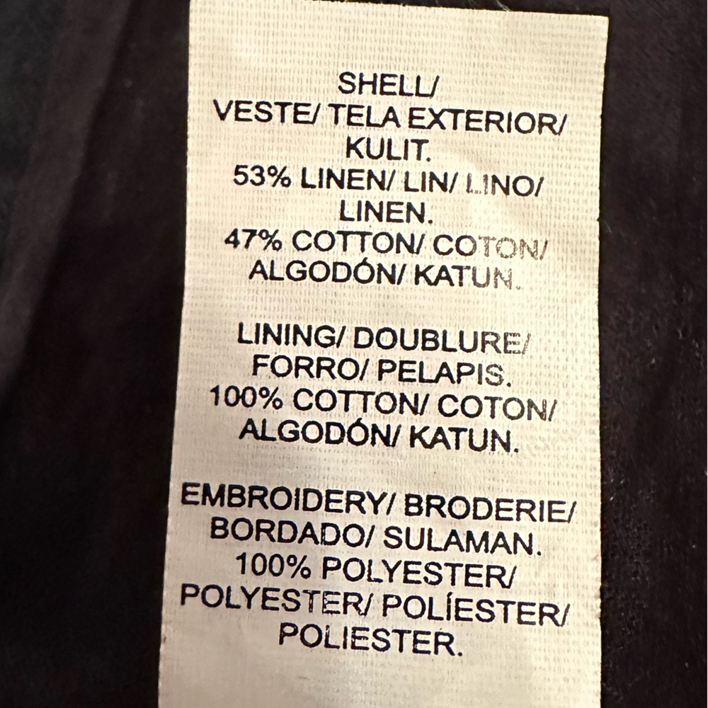Lucky Brand Black and Cream Shorts - Picture 5 of 10
